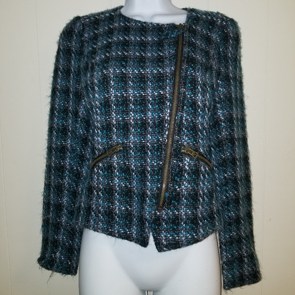 Lucky Brand Jackets & Blazers - Lucky Brand Women's XS Tweed Harper Moto Jacket